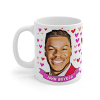 John Boyega Cute Gift Mug. Stunning Oil Painting Design. Great Fan Present! Handmade in England.