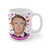 Steve Coogan Cute Gift Mug. Stunning Oil Painting Design. Great Fan Present! Handmade in England.