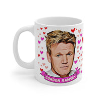 Gordon Ramsey Cute Gift Mug. Stunning Oil Painting Design. Great Fan Present! Handmade Locally