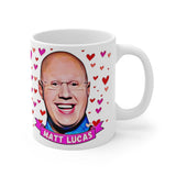 Matt Lucas Cute Gift Mug. Stunning Oil Painting Design. Great Little Britain Fan Present! Handmade Locally