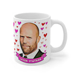 Jason Statham Cute Gift Mug. Stunning Oil Painting Design. Great Fan Present! Handmade