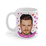 Orlando Bloom Cute Gift Mug. Stunning Oil Painting Design. Great Fan Present! Handmade in England.