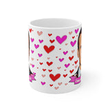 Emmanuel Macron Cute Gift Mug. Stunning Oil Painting Design. Great Fan Present! Handmade Locally