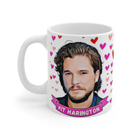 Kit Harington Cute Gift Mug. Stunning Oil Painting Design. Great Present For Fans! Handmade Locally