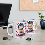 Freddie Mercury Cute LGBTQ Gift Mug. Stunning Oil Painting Design. Great Fan Present! Handmade Locally