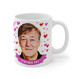 Stephen Fry Cute Gift Mug. Stunning Oil Painting Design. Great Fan Present! Handmade Locally