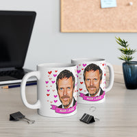 Hugh Laurie Cute Gift Mug. Stunning Oil Painting Design. Great Fan Present! Handmade Locally