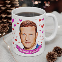 Dermon O'Leary Cute Mug. Great Present For Fans! Handmade in England