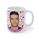 Oscar Isaac Cute Gift Mug. Stunning Oil Painting Design. Great Fan Present! Handmade Locally