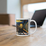 Back In The Office, "The Scream" Cheeky Gift Mug! For those dreading the office! Handmade in England. FREE FAST UK & USA DELIVERY!