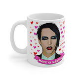 Marilyn Manson Cute Gift Mug. Stunning Oil Painting Design. Great Fan Present! Handmade Locally