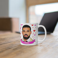 Drake Cute Gift Mug. Stunning Oil Painting Design. Great Fan Present! Handmade Locally