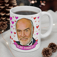 Sean Connery Cute Gift Mug. Stunning Oil Painting Design. Great Fan Present! Handmade Locally