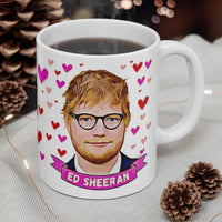 Ed Sheeran Cute Gift Mug. Stunning Oil Painting Design. Great Fan Present! Handmade