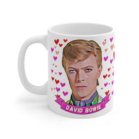 David Bowie Cute Gift Mug. Stunning Oil Painting Design. Great Fan Present! Handmade Locally