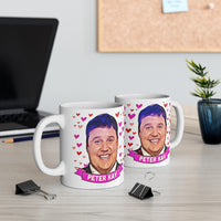 Peter Kay Cute Gift Mug. Stunning Oil Painting Design. Great Fan Present! Handmade Locally