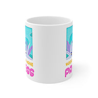 Cute, "Working From Home Princess" Gift Mug. For ladies who WFH! Handmade in England