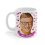 Bill Gates Cute Gift Mug. Stunning Oil Painting Design. Great Fan Present! Handmade Locally