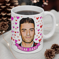 Oscar Isaac Cute Gift Mug. Stunning Oil Painting Design. Great Fan Present! Handmade Locally