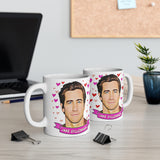 Copy of Jake Gyllenhaal Cute Gift Mug. Stunning Oil Painting Design. Great Fan Present! Handmade