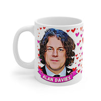 Alan Davies Cute Gift Mug. Stunning Oil Painting Design. Great Fan Present! Handmade Locally