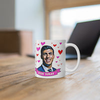 Rishi Sunak Appreciation Society Gift Fan Mug. Conservative Party Present. Handmade in England