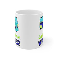 Camper Van Wanker Gift Mug - Funny & Rude Humour, Holiday, Staycation Present. Handmade in England