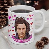 Aidan Turner Poldark Cute Gift Mug. Stunning Oil Painting Design. Great Fan Present! Handmade