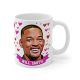 Will Smith Cute Gift Mug. Stunning Oil Painting Design. Great Fan Present! Handmade in USA