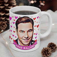 David Walliams Cute Gift Mug. Stunning Oil Painting Design. Great Little Britain Fan Present! Handmade Locally