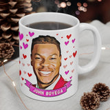 John Boyega Cute Gift Mug. Stunning Oil Painting Design. Great Fan Present! Handmade in England.