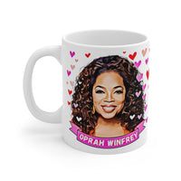 Oprah Winfrey Cute Gift Mug. Stunning Oil Painting Design. Great Fan Present! Handmade in USA