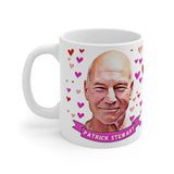 Patrick Stewart Cute Gift Mug. Stunning Oil Painting Design. Great Fan Present! Handmade Locally