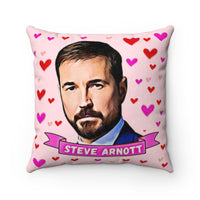 HUG CUSHION! Gift A Hug From Steve Arnott. Great Line Of Duty Fan Present. Stunning Design on 14" by 14" Beautiful Faux Suede Cushion!