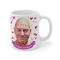 Patrick Stewart Cute Gift Mug. Stunning Oil Painting Design. Great Fan Present! Handmade Locally