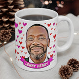 Lenny Henry Cute Gift Mug. Stunning Oil Painting Design. Great Fan Present! Handmade Locally