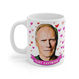 Clint Eastwood Cute Gift Mug. Stunning Oil Painting Design. Great Fan Present! Handmade in USA