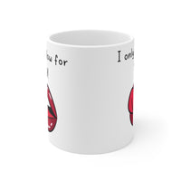 I Only Swallow For YOU! Gift Mug - Funny & Rude Sex Joke Boyfriend Present. Handmade in England