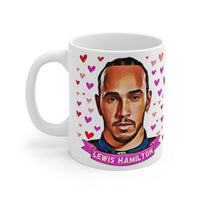 Lewis Hamilton Cute Gift Mug. Stunning Oil Painting Design. Great Fan Present! Handmade Locally