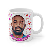 Thierry Henry Cute Gift Mug. Stunning Oil Painting Design. Great Fan Present! Handmade Locally!