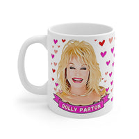 Dolly Parton Cute Gift Mug. Stunning Oil Painting Design. Great Fan Present! Handmade in USA