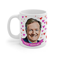 Piers Morgan Cute Gift Mug. Stunning Oil Painting Design. Great Fan Present! Handmade in England.