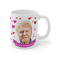 David Attenborough Appreciation Society Gift Mug. Present For Fans. Handmade in England