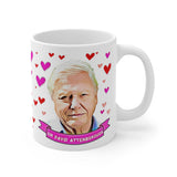 David Attenborough Appreciation Society Gift Mug. Present For Fans. Handmade in England