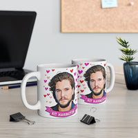 Kit Harington Cute Gift Mug. Stunning Oil Painting Design. Great Present For Fans! Handmade Locally