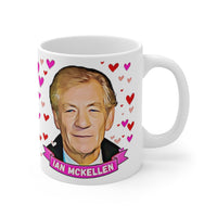 Ian McKellen Cute Gift Mug. Stunning Oil Painting Design. Great Fan Present! Handmade Locally