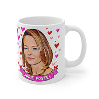 Jodie Foster Cute Gift Mug. Stunning Oil Painting Design. Great Fan Present! Handmade Locally