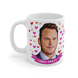 Chris Pratt Cute Gift Mug. Stunning Oil Painting Design. Great Fan Present! Handmade Locally