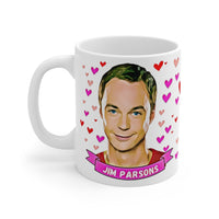 Jim Parsons Cute Gift Mug. Stunning Oil Painting Design. Great Fan Present! Handmade Locally