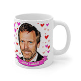 Hugh Laurie Cute Gift Mug. Stunning Oil Painting Design. Great Fan Present! Handmade Locally